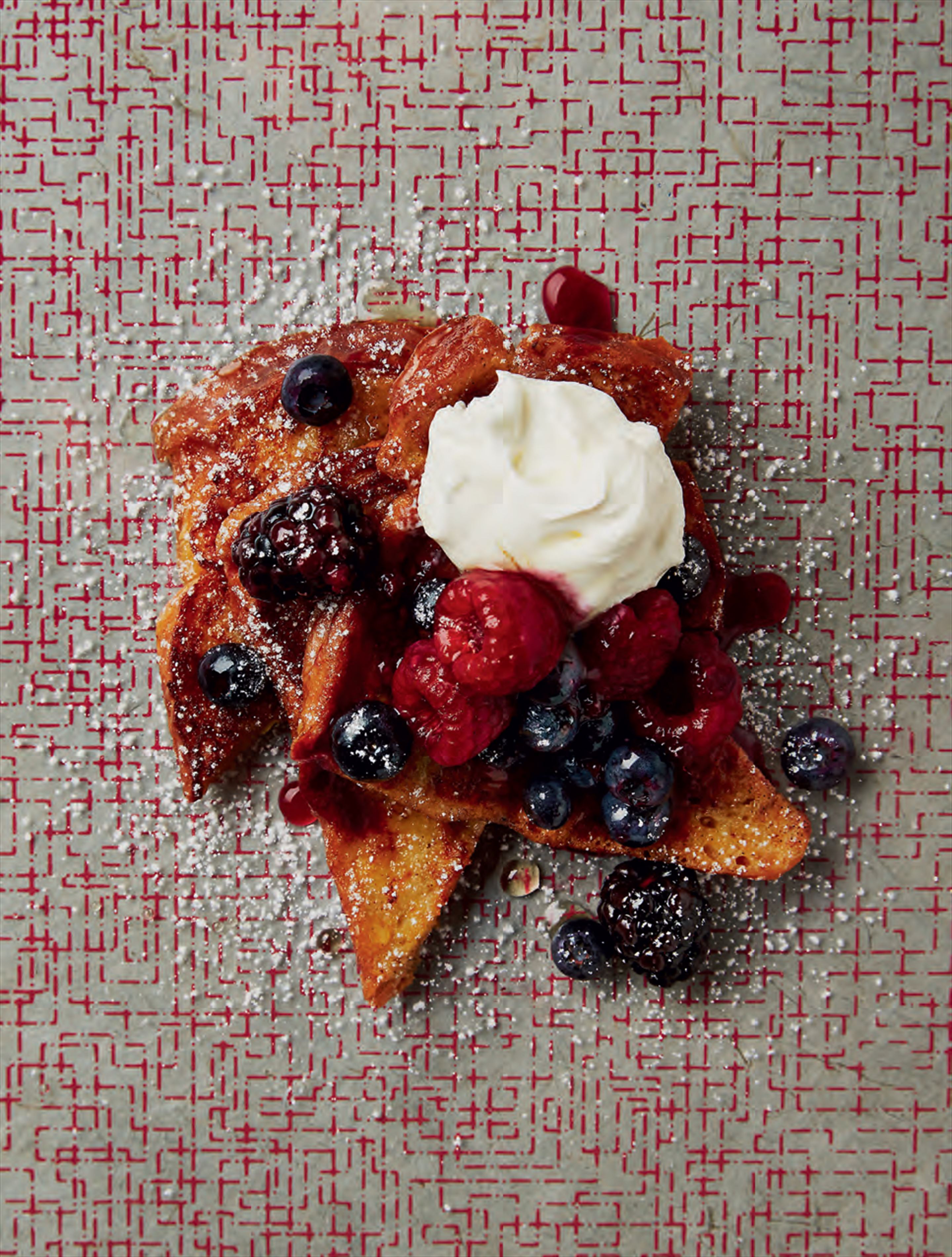 French toast berries & mascarpone