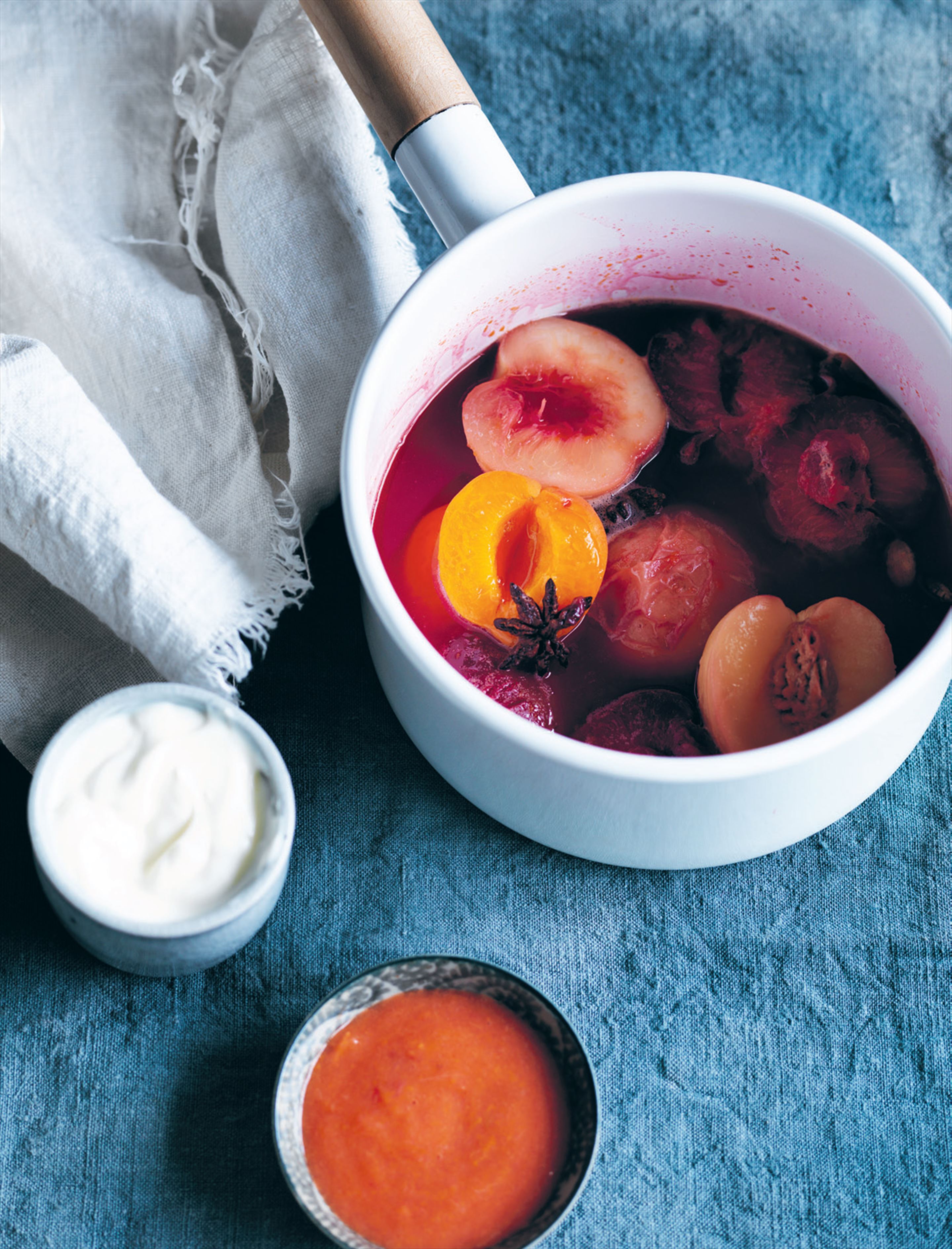 Spiced fruit compote