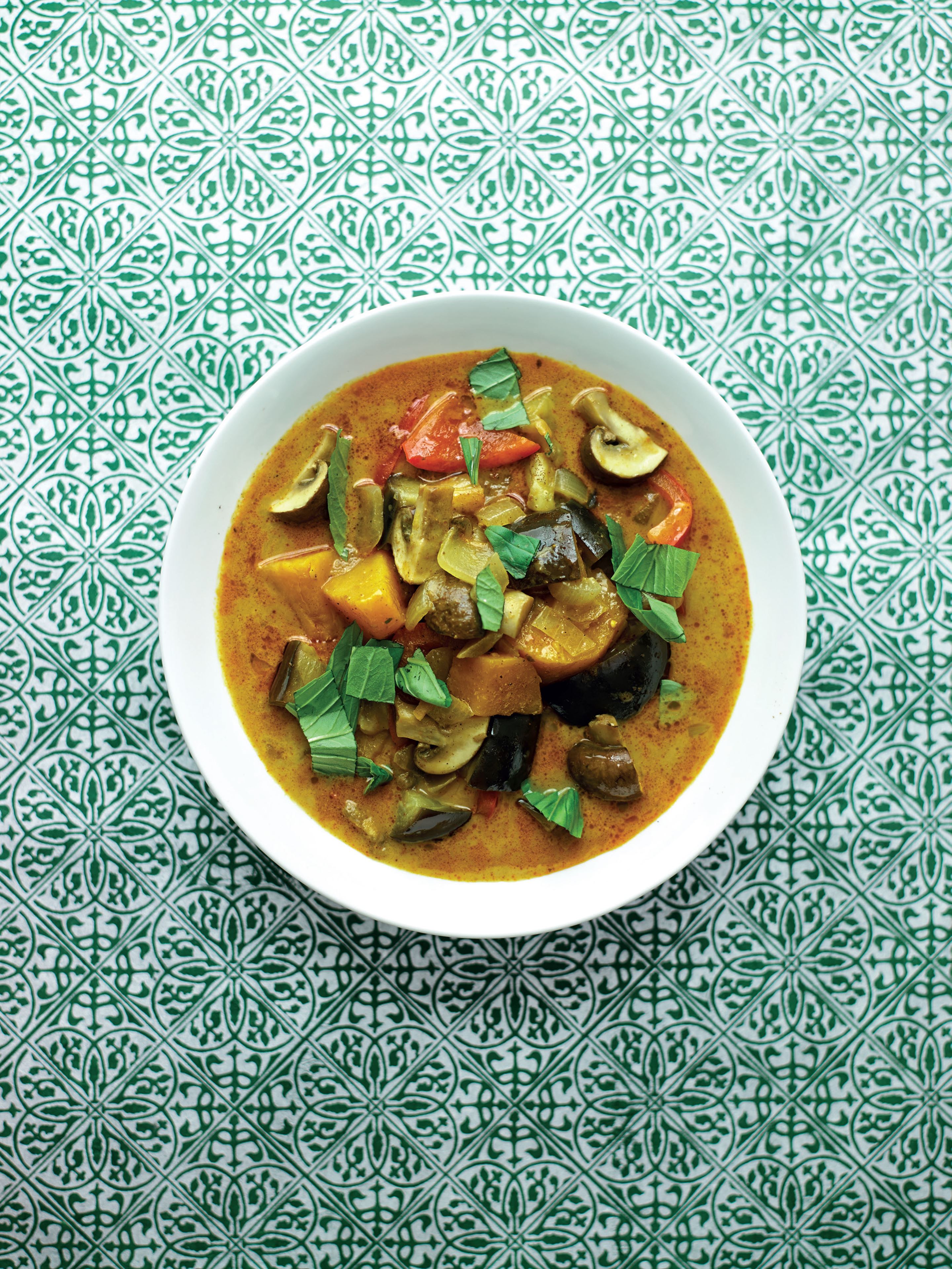 Massaman curry with sweet potato