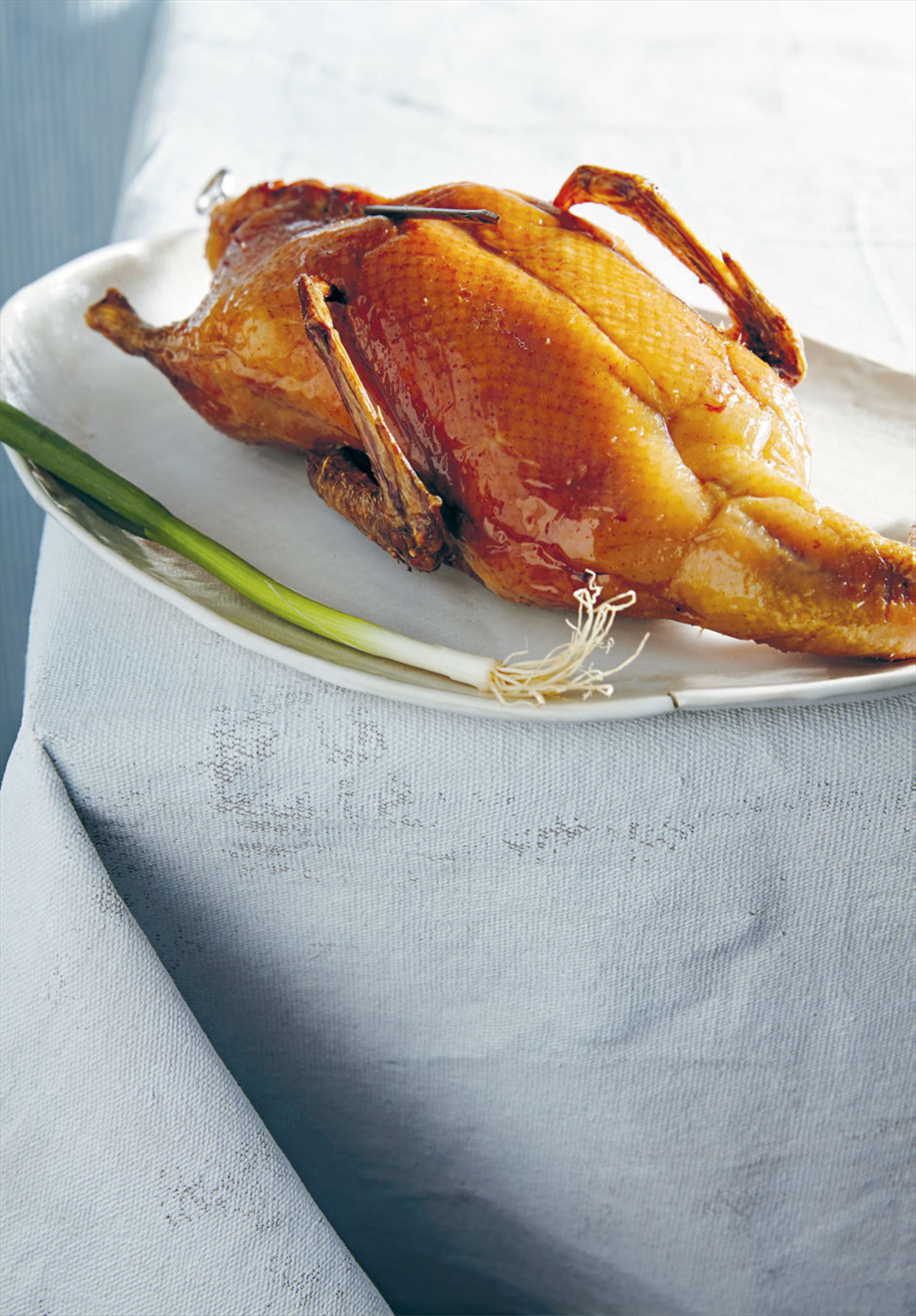 Super-crispy roast duck