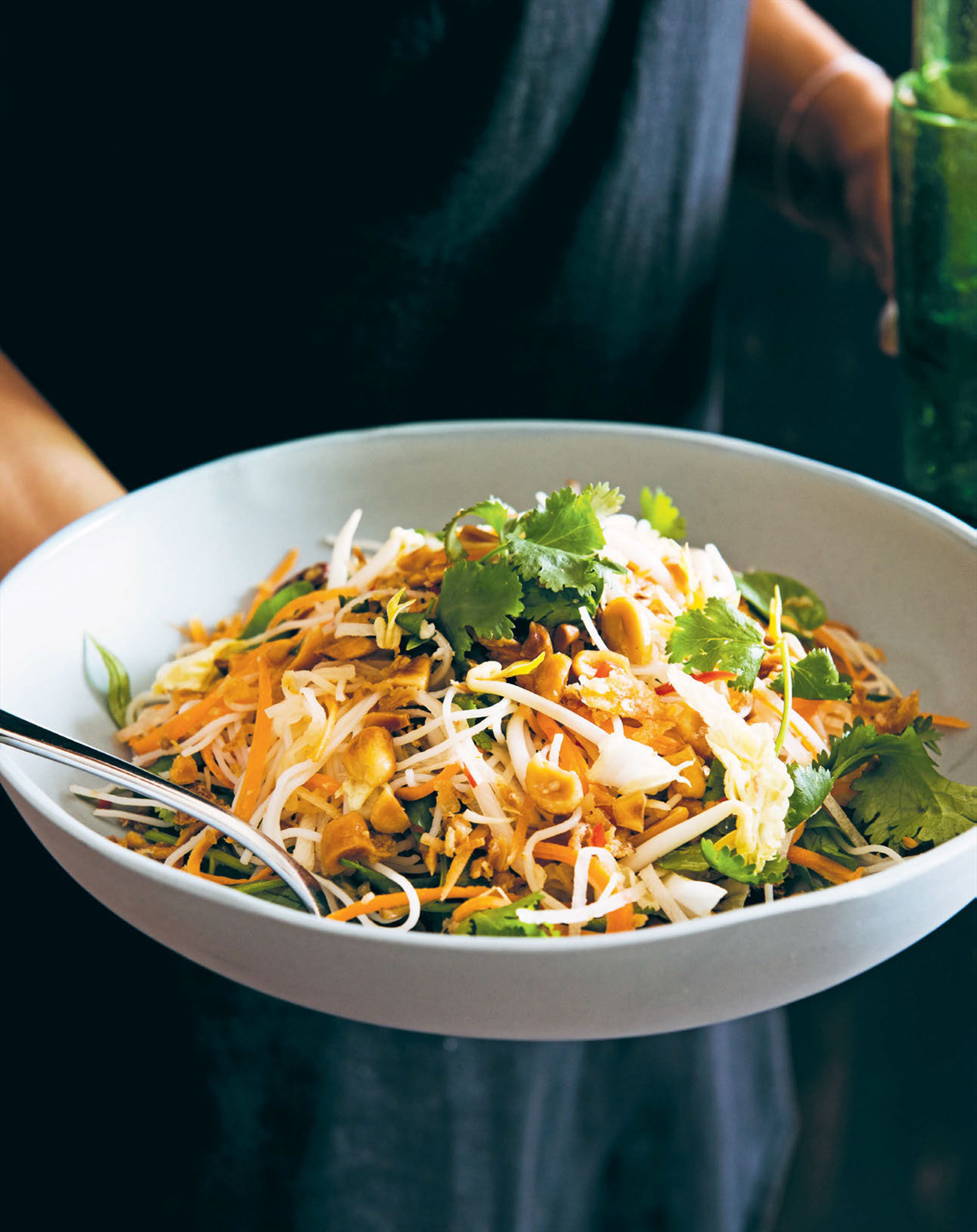 Vermicelli noodle salad with thai chilli dressing