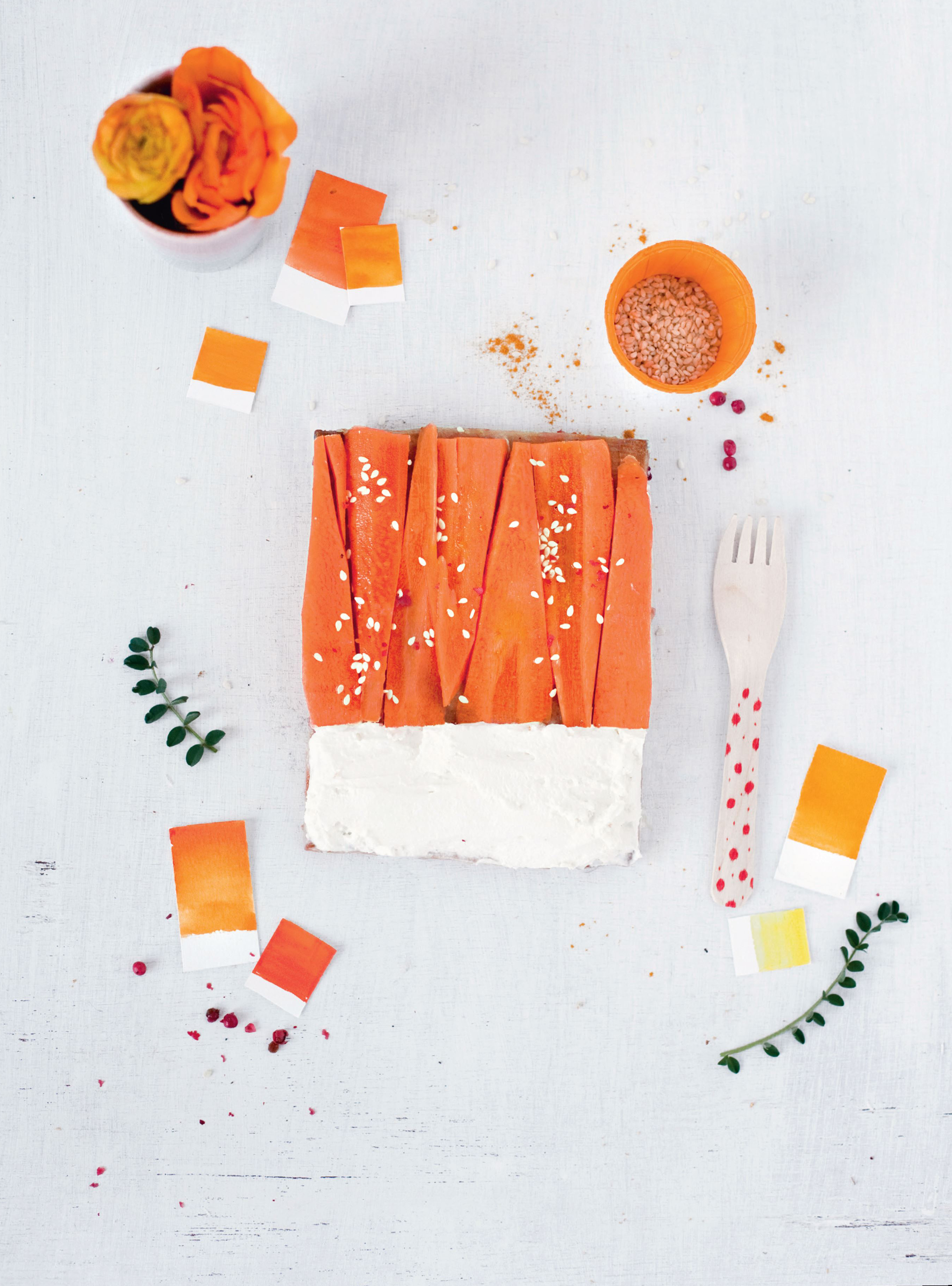 Carrot – mozzarella