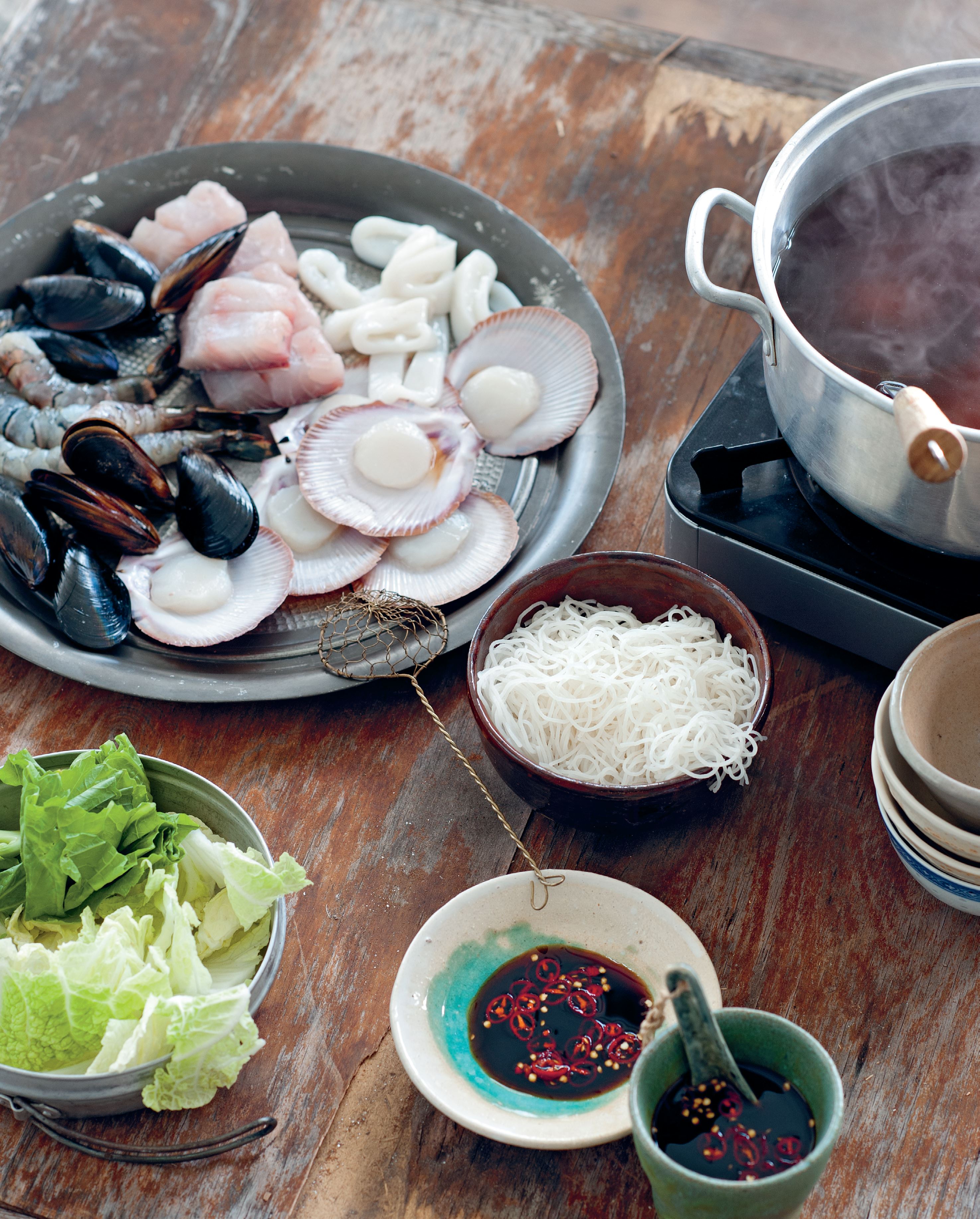 Phan Thiet family seafood steamboat