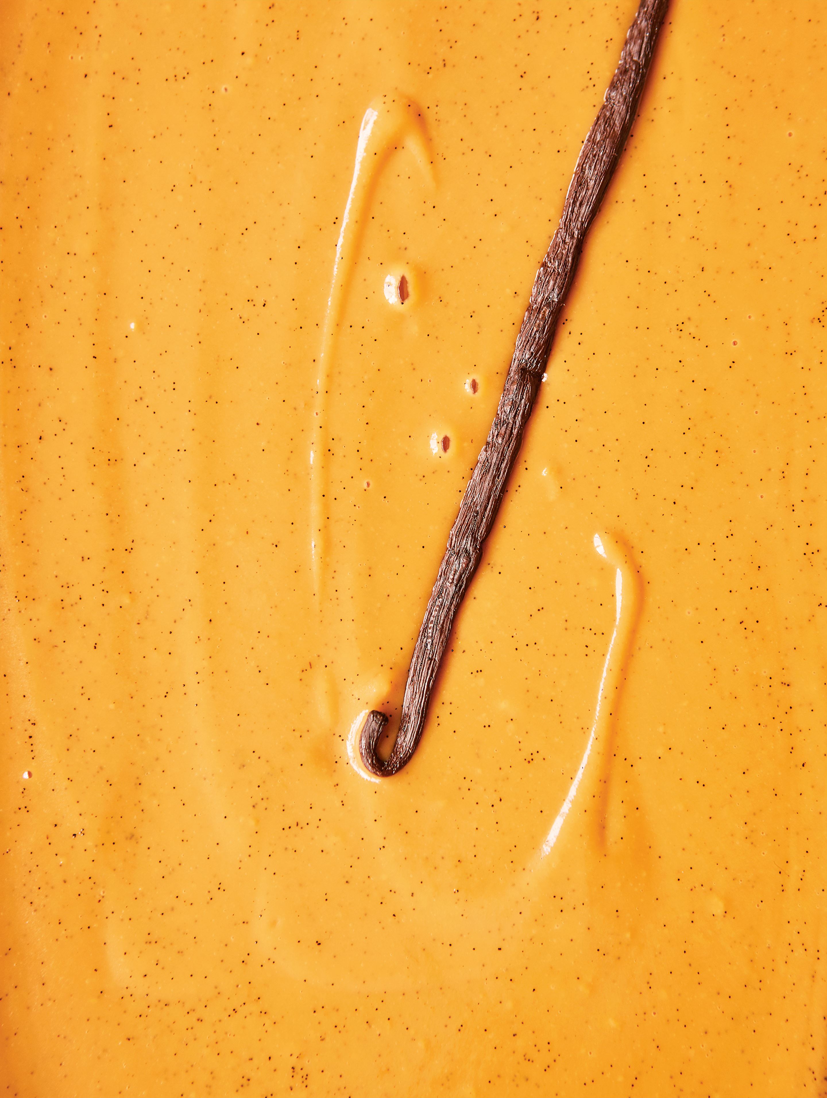 Salted caramel custard