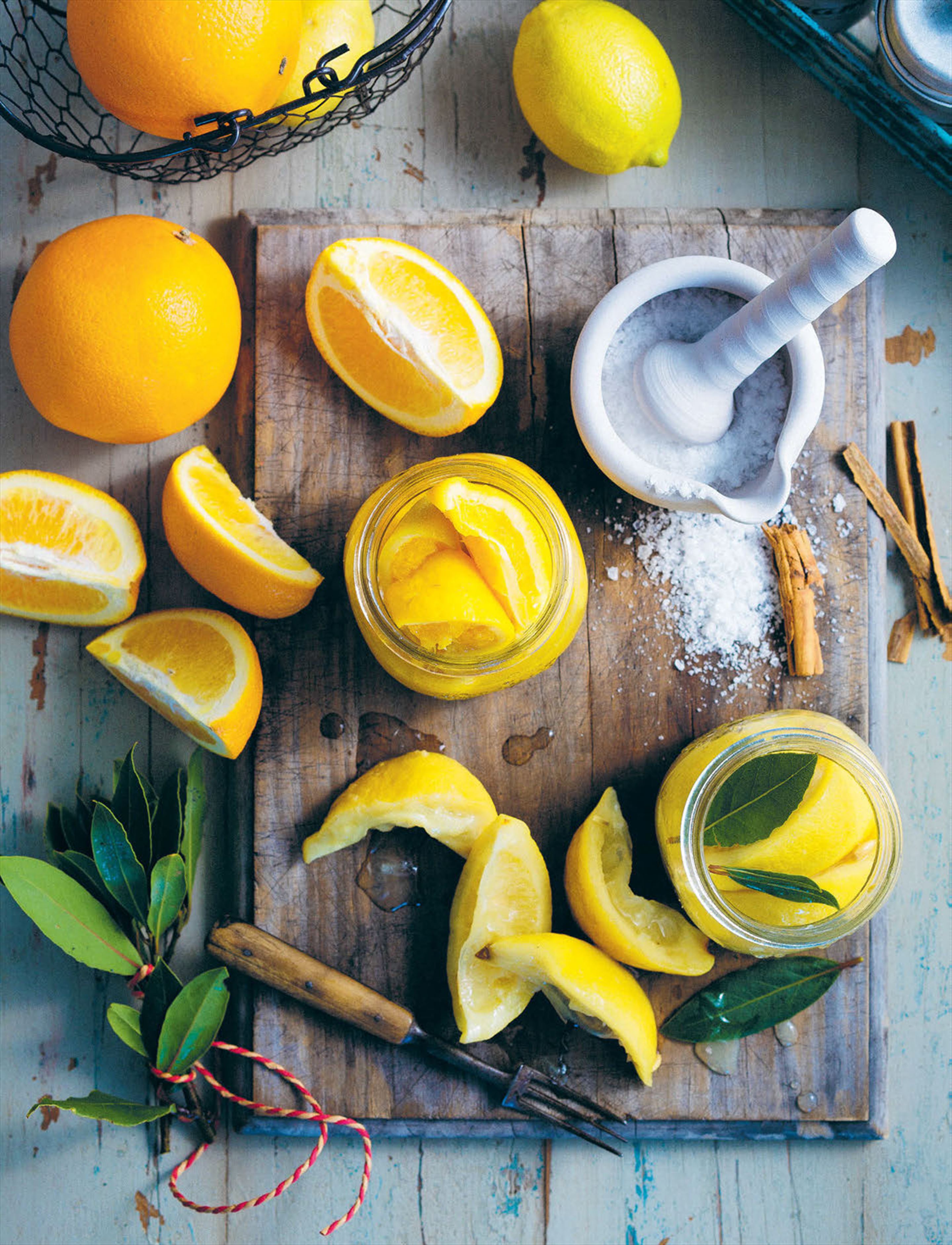 Preserved lemons or oranges