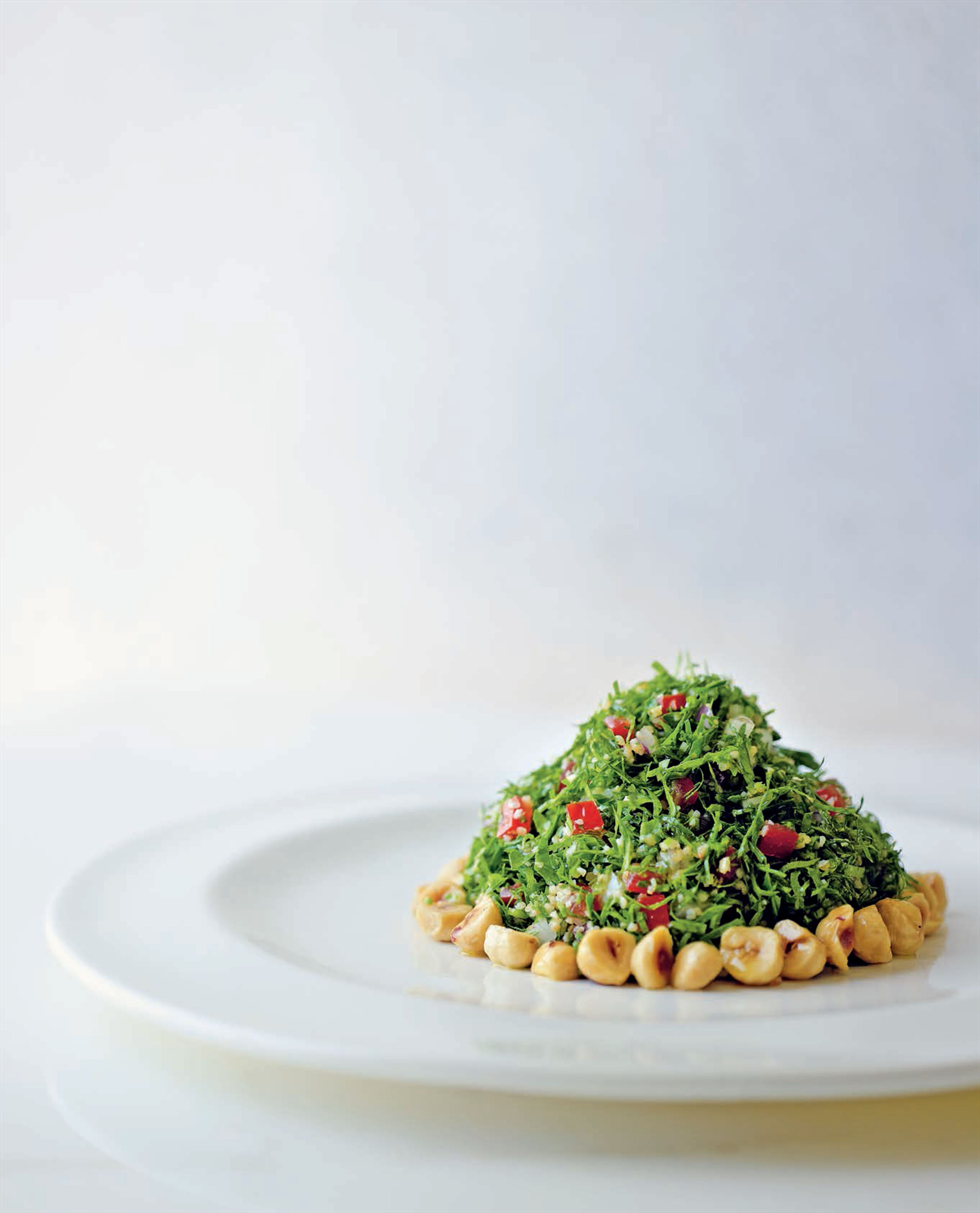 Tabbouleh with roasted hazelnuts