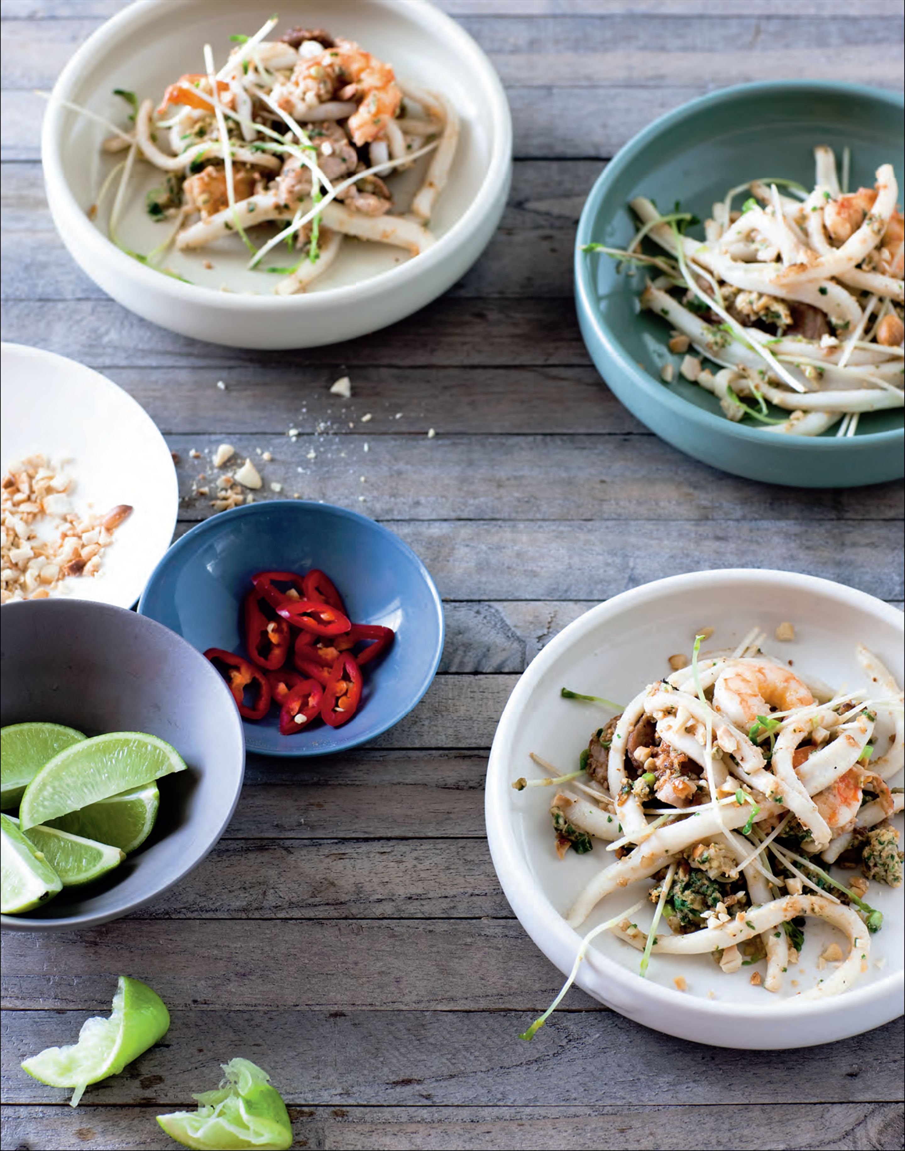 Pad Thai with squid ‘noodles’