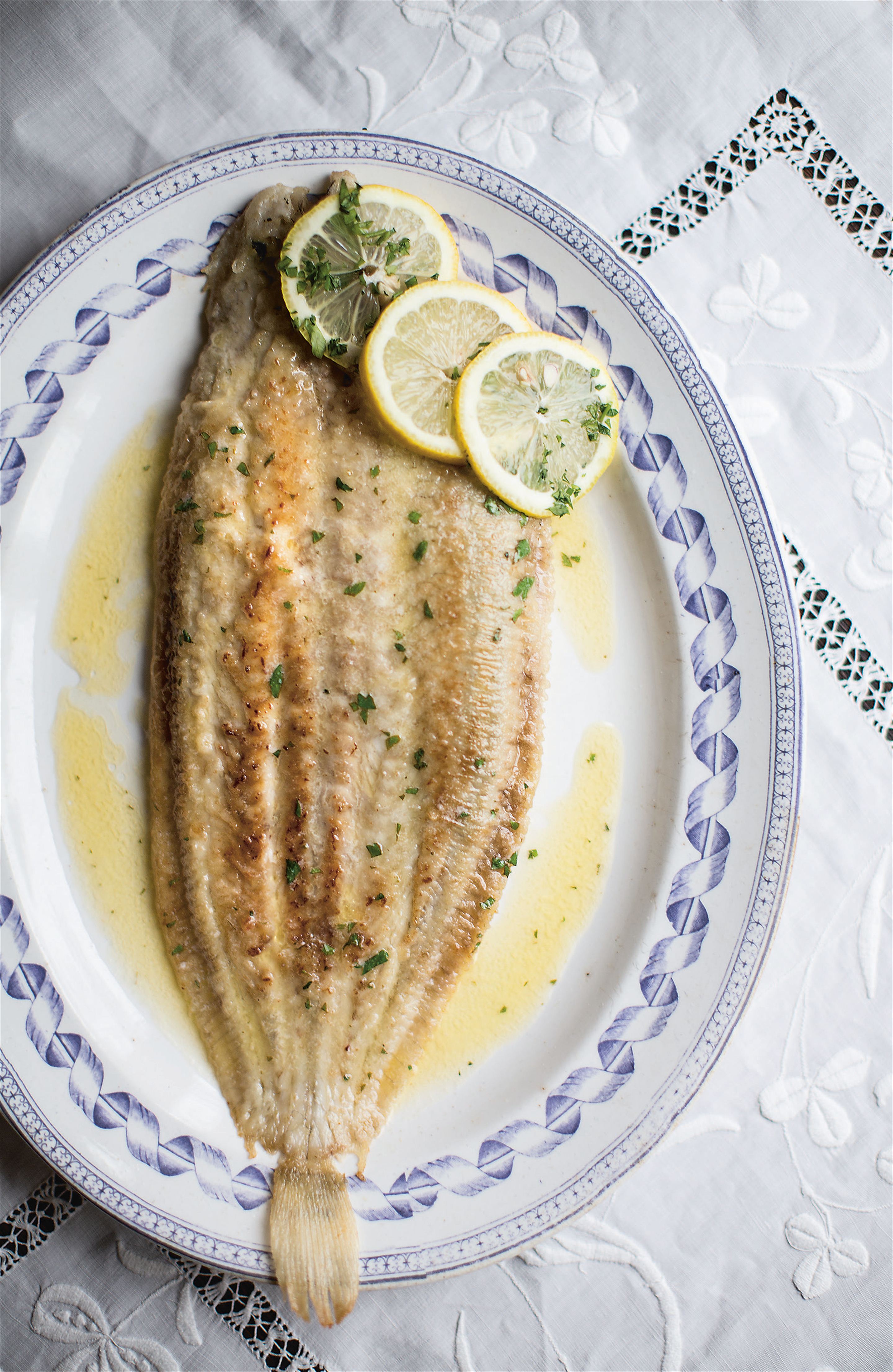 Pan-fried Dover sole