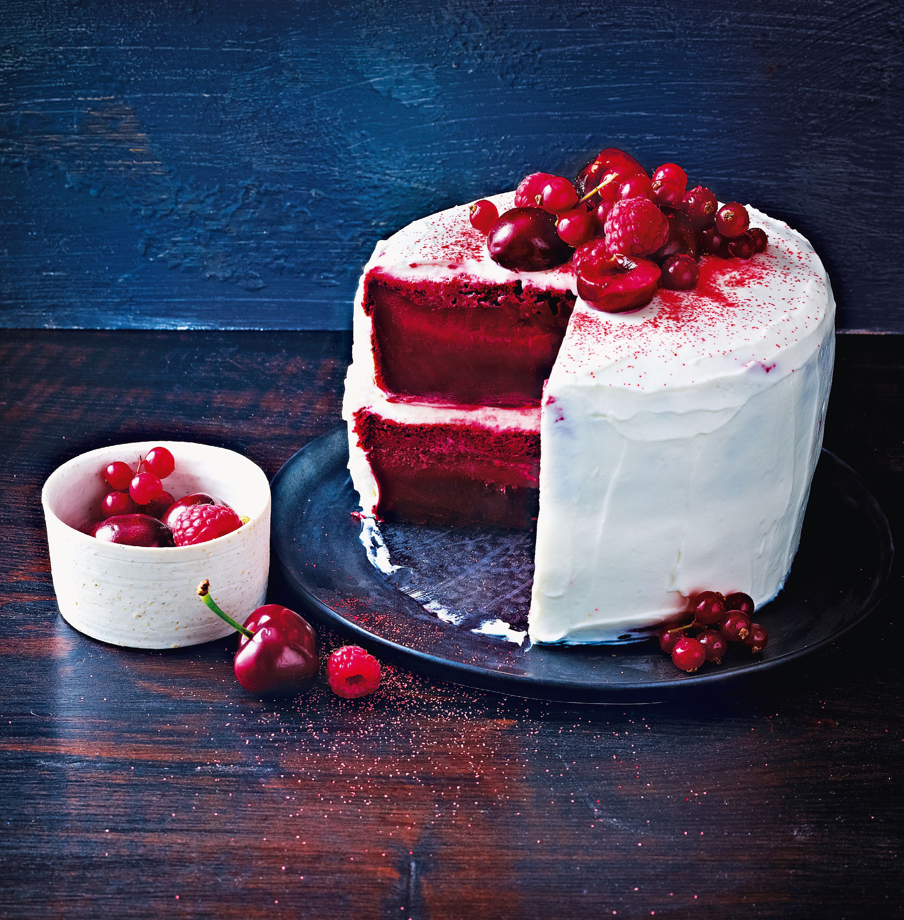 Magic red velvet cake