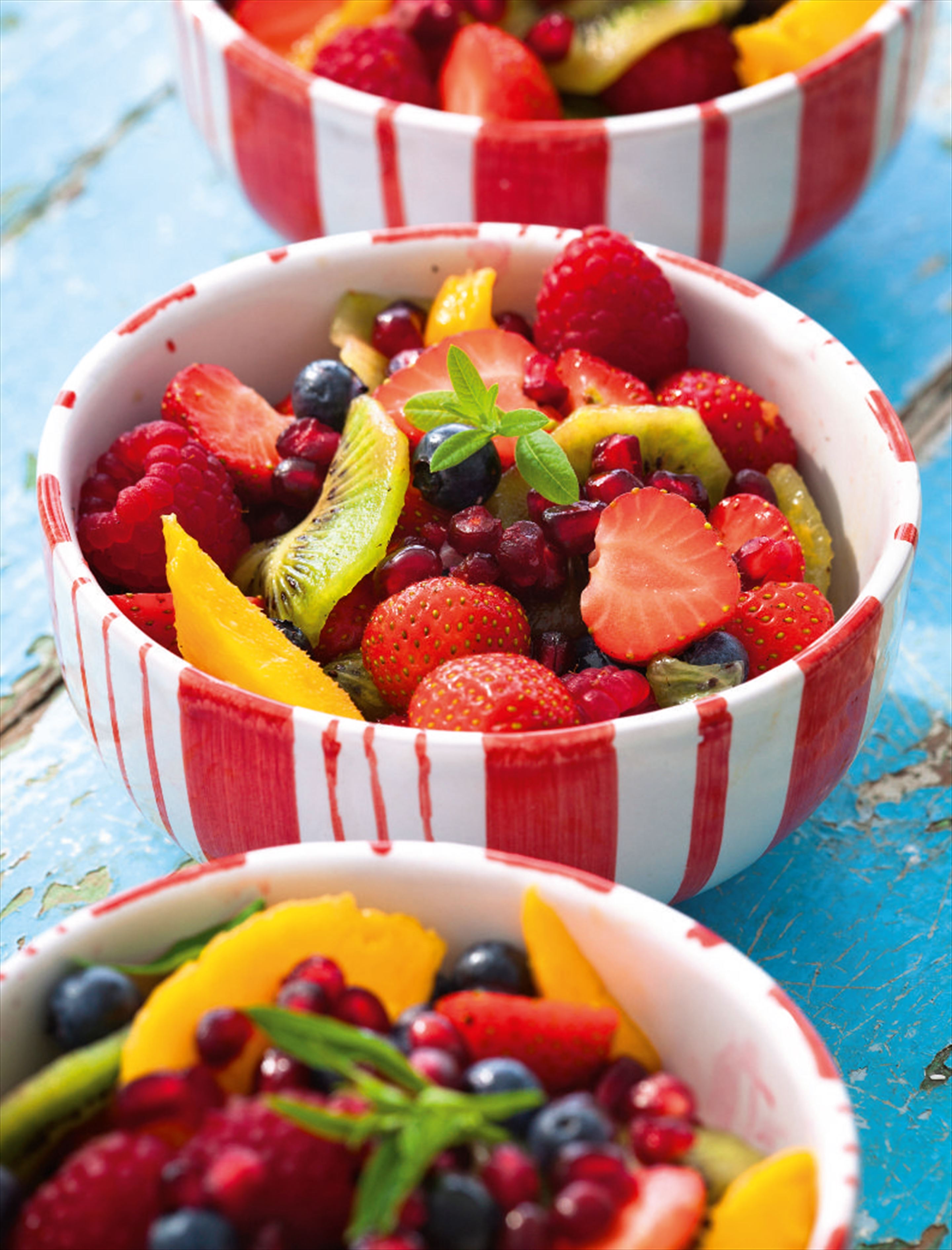 Detox summer fruit salad