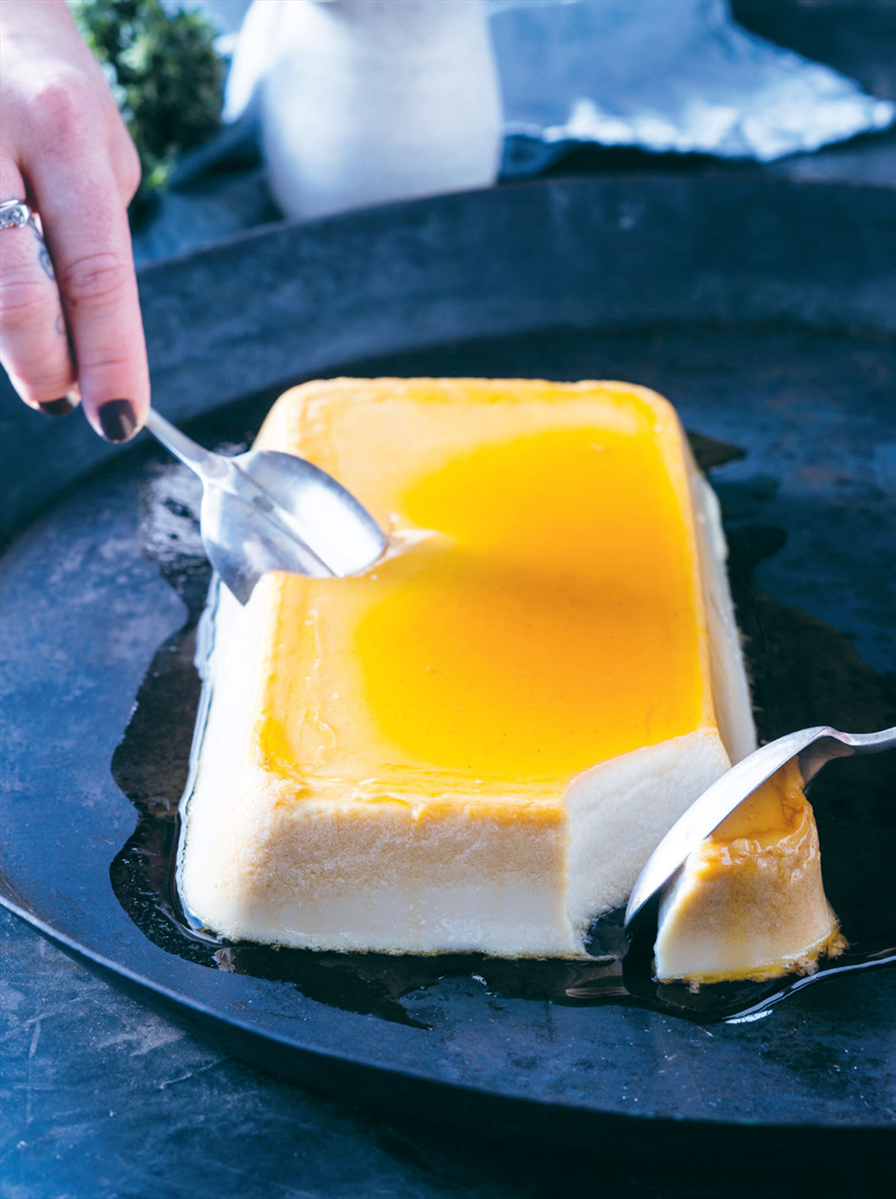 Spiced mexican flan
