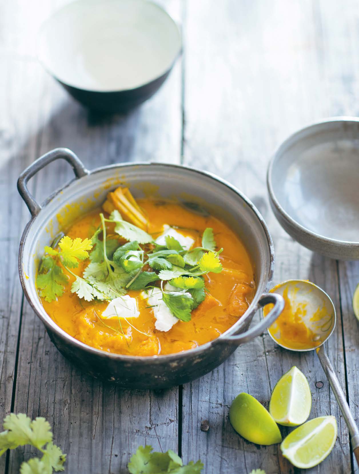 Malaysian spiced pumpkin and coconut soup
