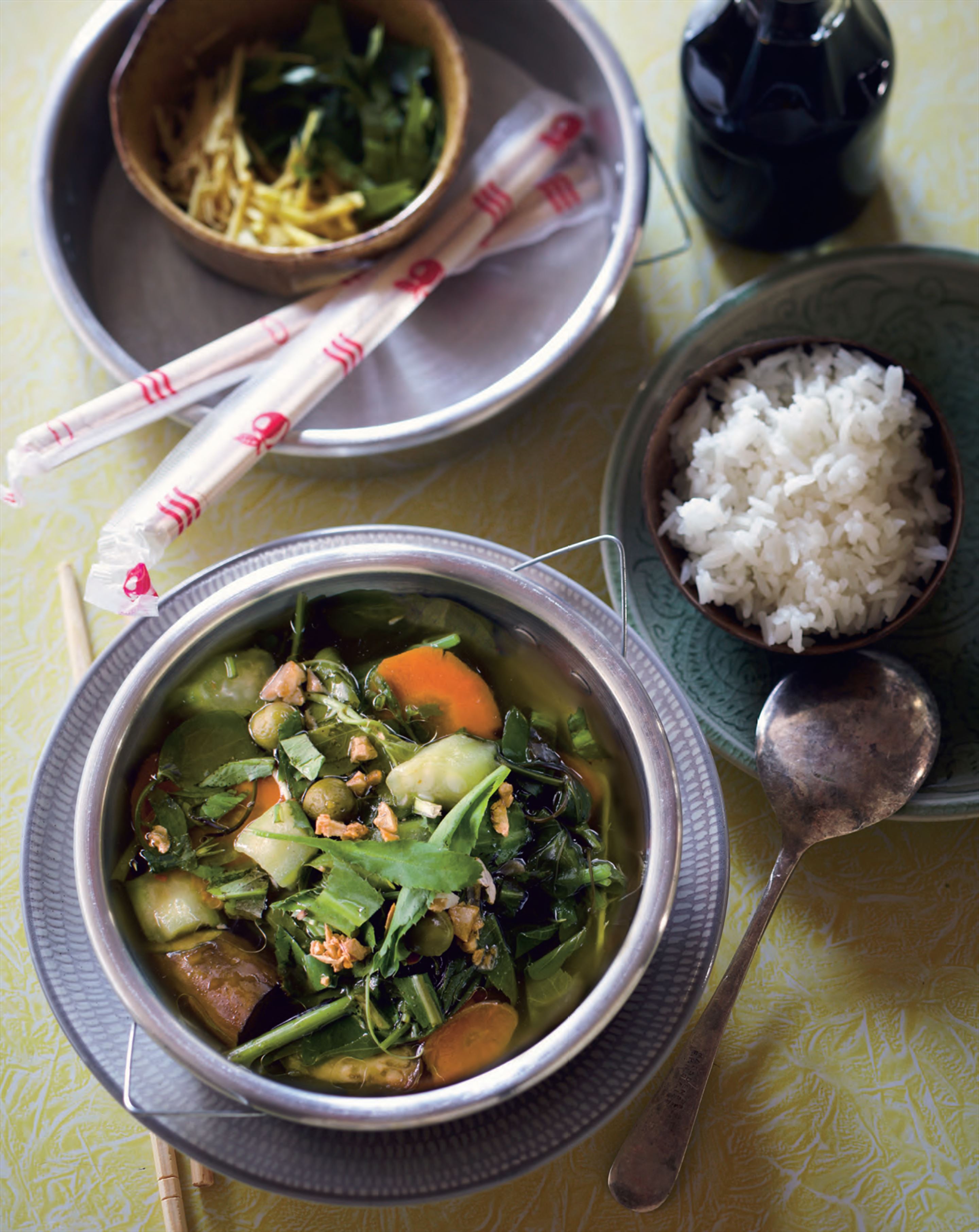 Shan medicinal vegetable soup