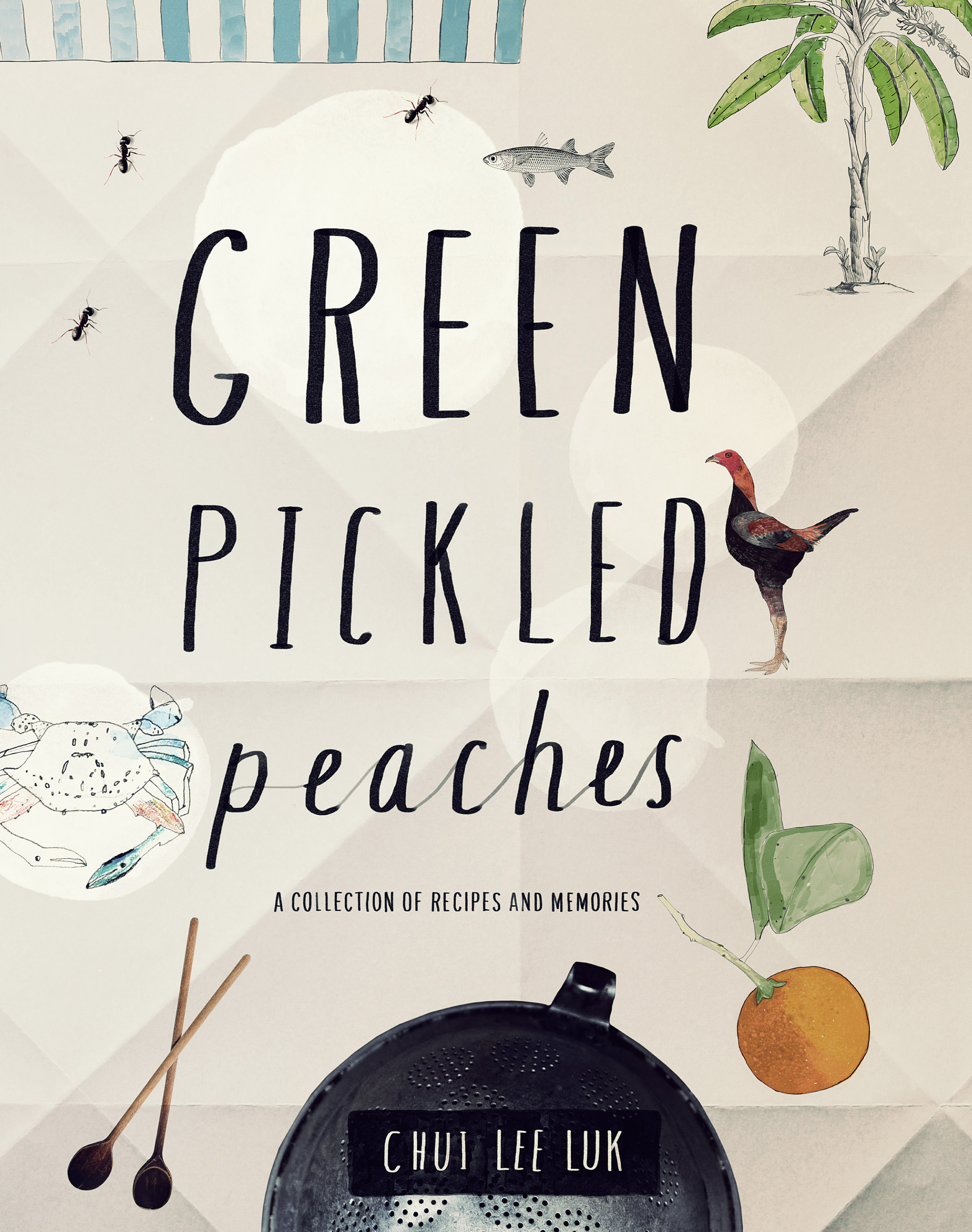 Green Pickled Peaches