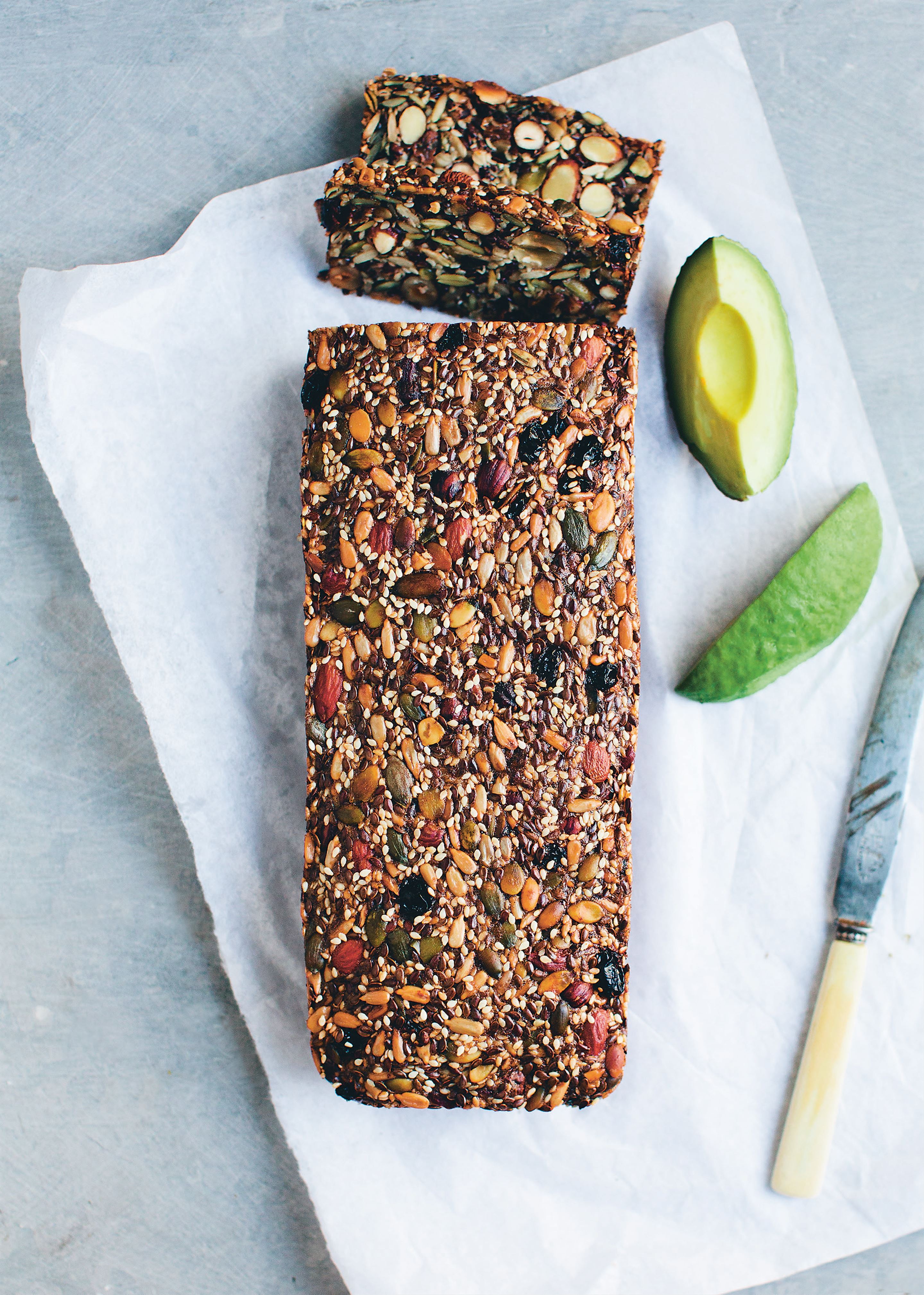 Vegan nut and seed bread