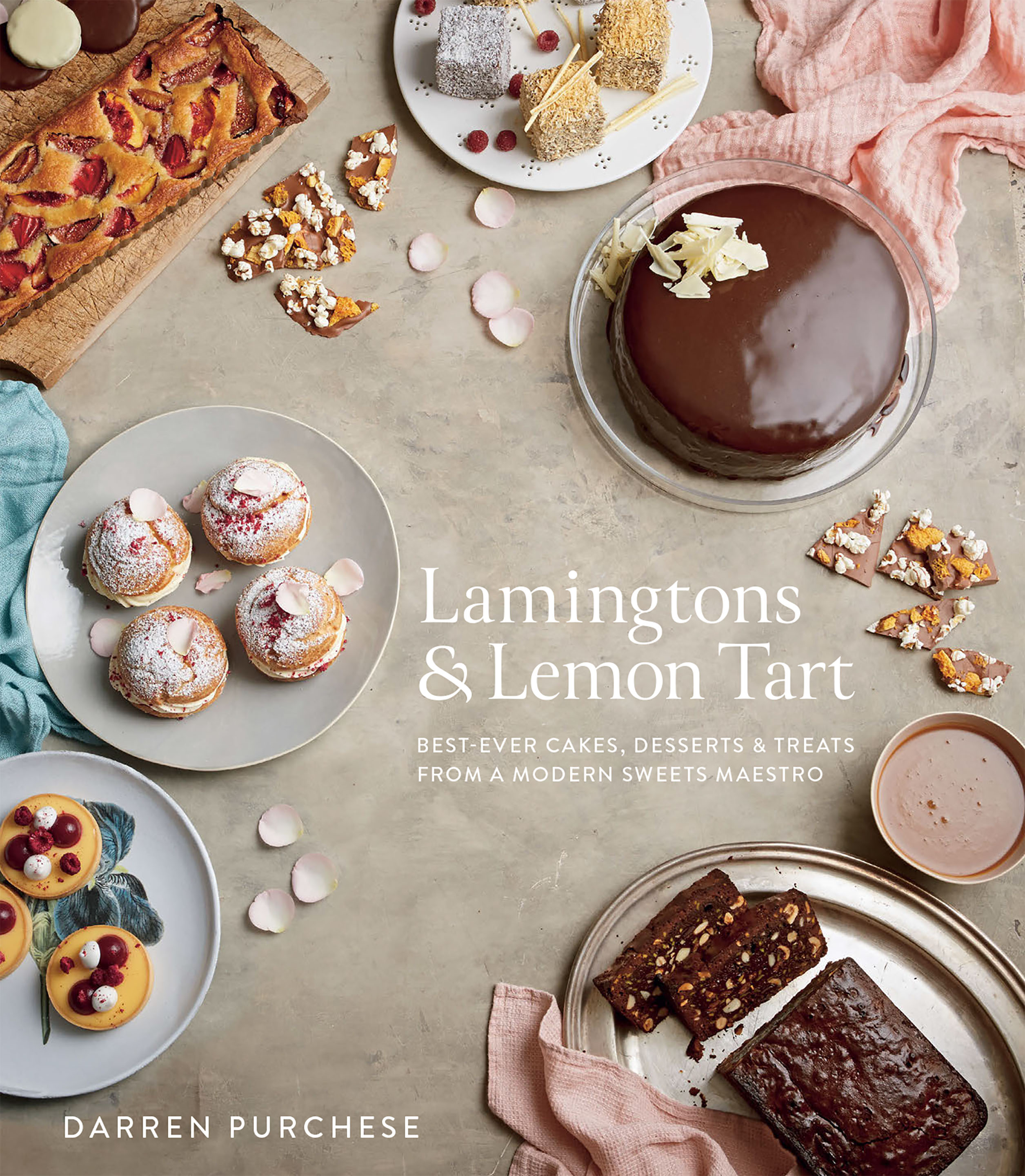 Lamingtons & lemon tart