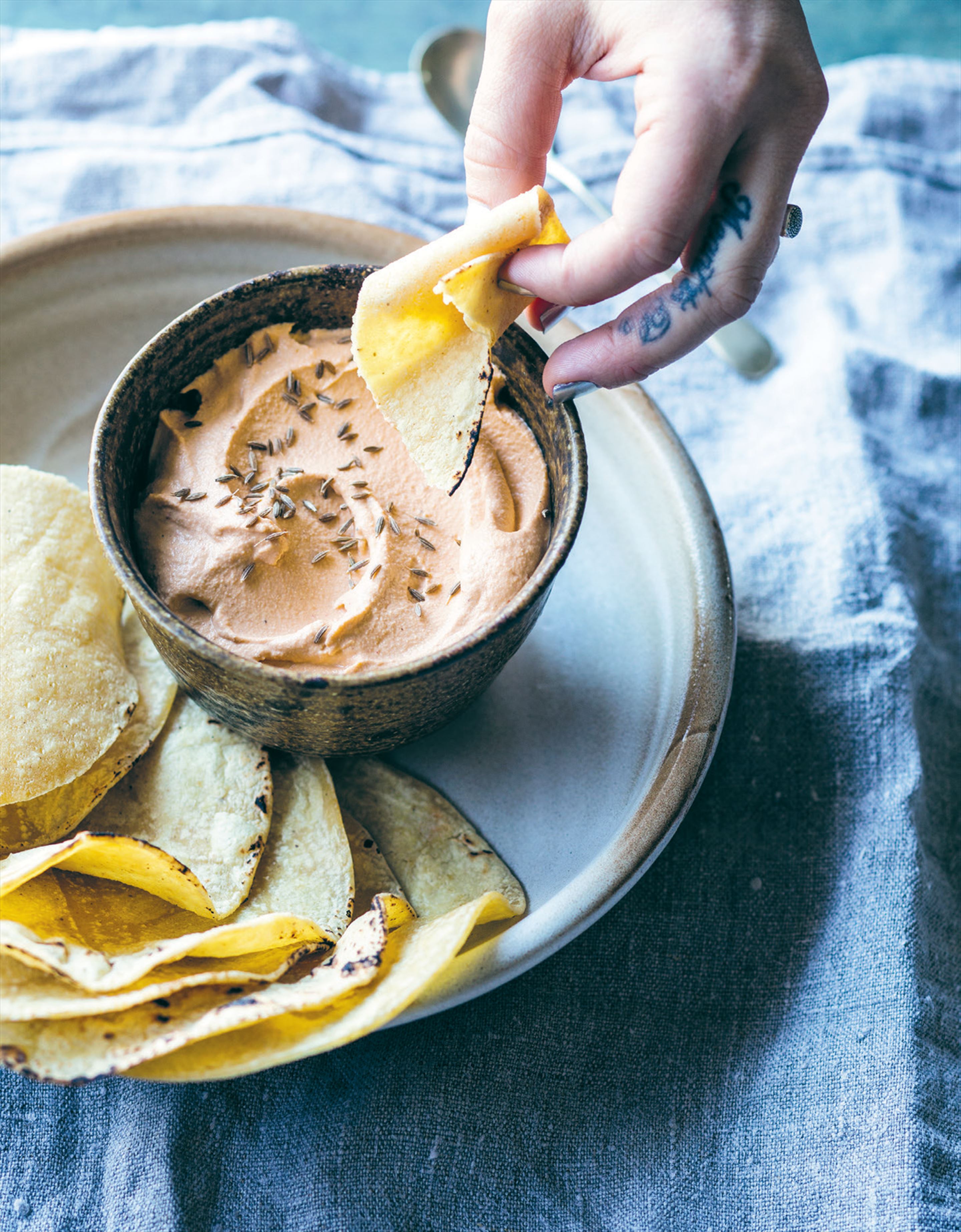 Chipotle cashew cheese