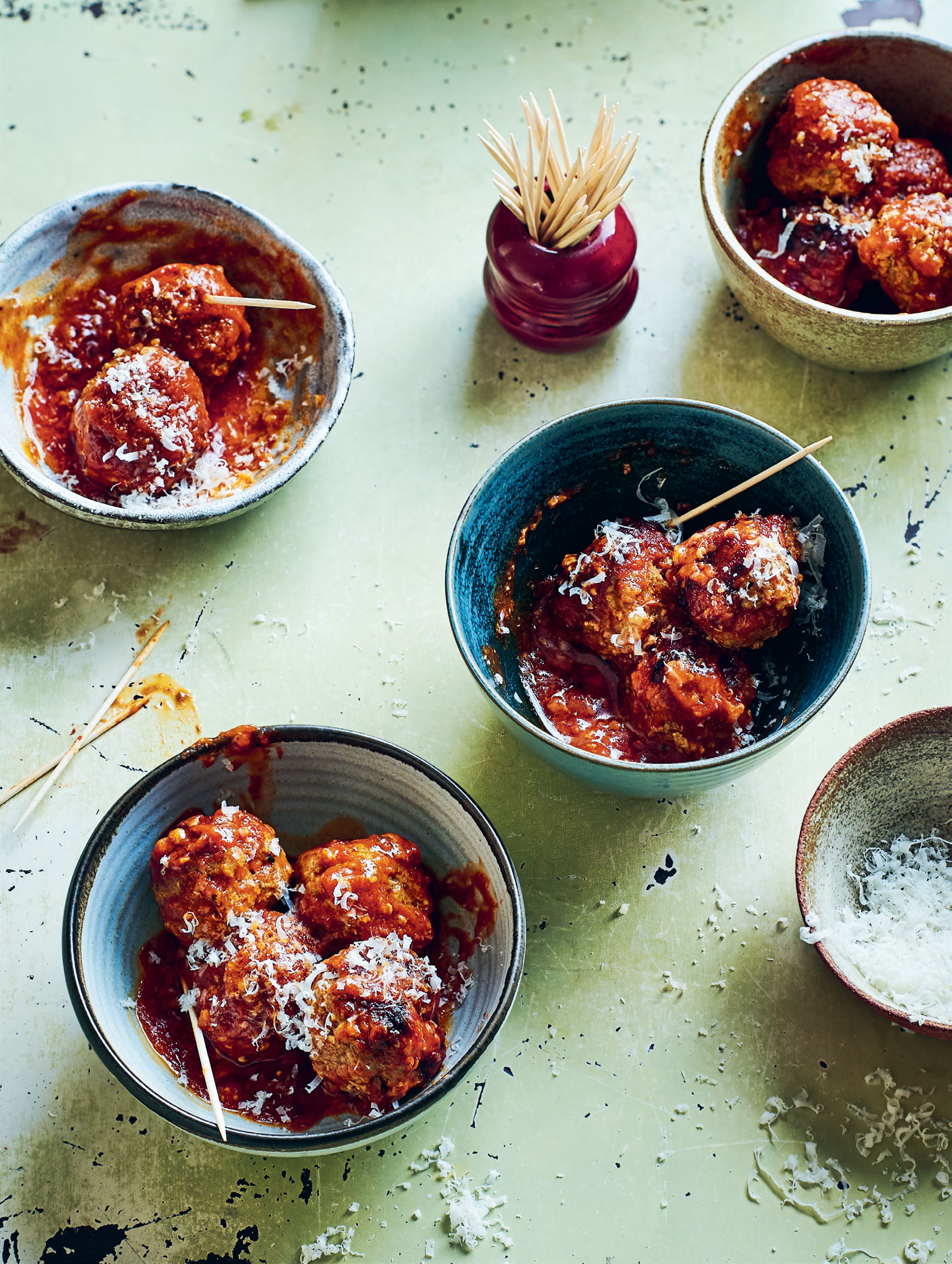 Beef and chilli meatballs