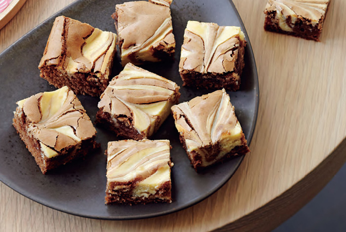 cheese in brownies