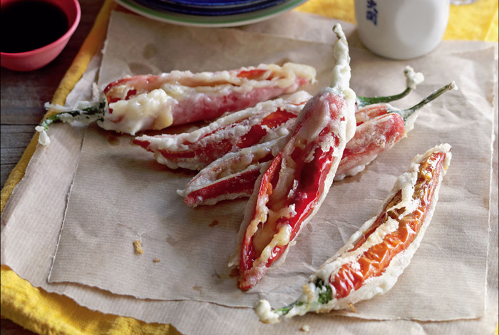 cheese in chillies