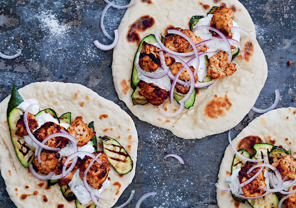 Greek chicken souvlaki